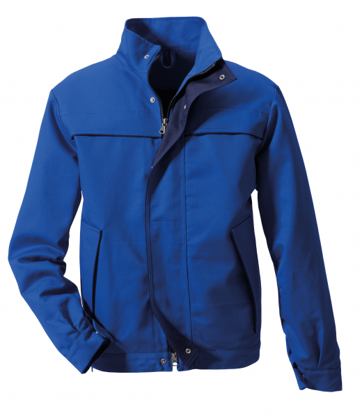 ROFA-Schweißer-Schutz, Schweißerjacke, Arbeits-Berufs-Winter-Jacke, Winterblouson, Proban Multinormen, ca. 330 g/m², kornblau