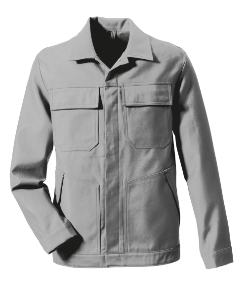 ROFA-Schweißer-Schutz, Schweißerjacke, Arbeits-Berufs-Jacke, Proban Multinormen, ca. 330 g/m², hellgrau
