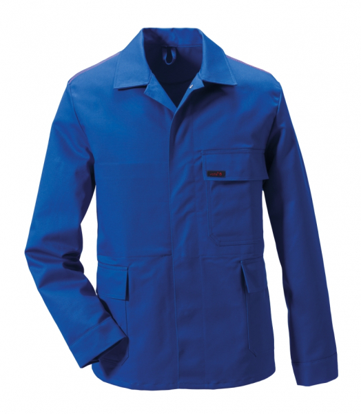 ROFA-Schweißer-Schutz, Schweißerjacke, Arbeits-Berufs-Jacke, Proban, ca. 380 g/m², kornblau