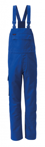 ROFA-Schweißer-Schutz, Schweißerlatzhose, Arbeits-Berufs-Latz-Hose, Proban, ca. 380 g/m², kornblau