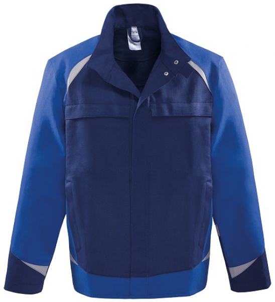 ROFA-Schweißer-Schutz, Schweißerjacke, Arbeits-Berufs-Jacke, Splash, Proban, ca. 330 g/m², marine-kornblau