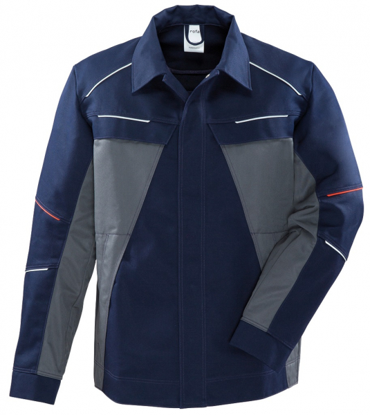 ROFA-Schweißer-Schutz, Jacke, Pro-Line, Schweißerjacke, marine/grau