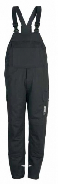 ROFA-Schweißer-Schutz, Schweißerlatzhose, Arbeits-Berufs-Latz-Hose, Splash, Proban, ca. 525 g/m², dunkelanthrazit-grau
