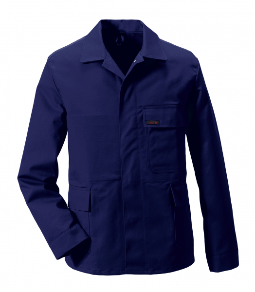 ROFA-Schweißer-Schutz, Schweißerjacke, Arbeits-Berufs-Jacke, Proban, ca. 525 g/m², marine