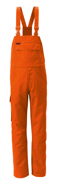 ROFA-Schweißer-Schutz, Schweißerlatzhose, Arbeits-Berufs-Latz-Hose, Proban, ca. 525 g/m², orange