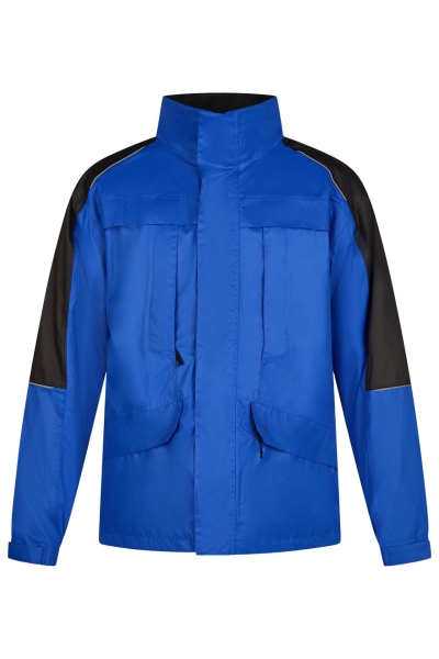 Parka J410191, WINTER- UND WETTERSCHUTZ, kornblau-schwarz
