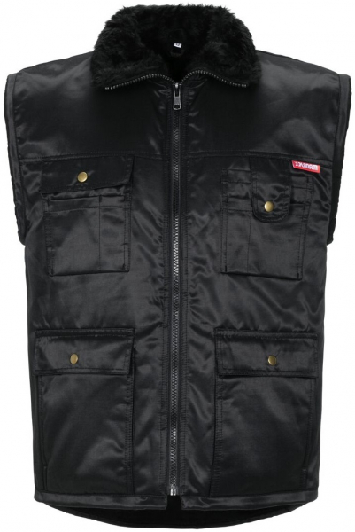 PLANAM-Workwear, Winter-Weste Gletscher-Piloten schwarz
