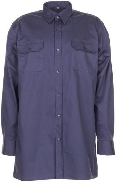 PLANAM-Workwear, Arbeits-Berufs-Hemd, Köperhemd grau