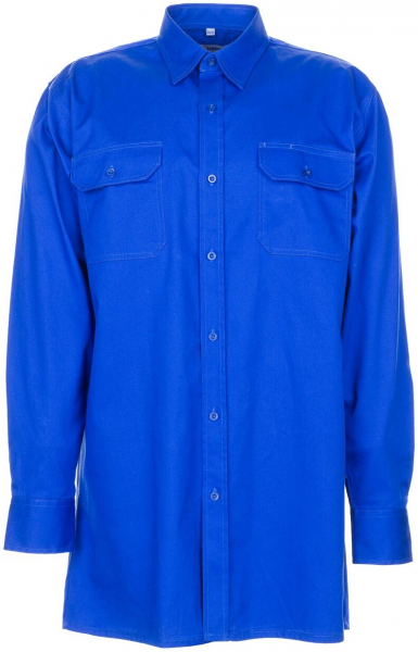 PLANAM-Workwear, Arbeits-Berufs-Hemd, Köperhemd mittelblau