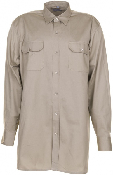 PLANAM-Workwear, Arbeits-Berufs-Hemd, Köperhemd khaki