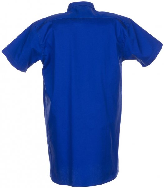 PLANAM-Workwear, Arbeits-Berufs-Hemd, Köperhemd Kurzarm mittelblau