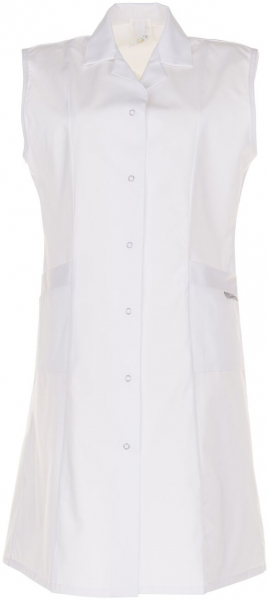PLANAM-Workwear, Damen Berufsmantel o. Arm MG weiß