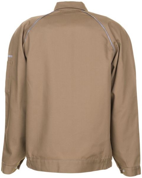 PLANAM-Workwear, Arbeits-Berufs-Bund-Jacke, MG Canvas 320 khaki/schwarz