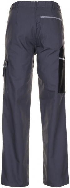 PLANAM-Workwear, Arbeits-Berufs-Bund-Hose, MG Canvas 320 grau/schwarz