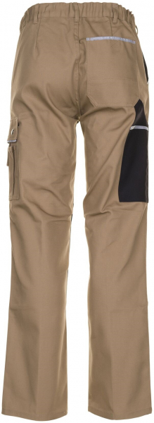 PLANAM-Workwear, Arbeits-Berufs-Bund-Hose, MG Canvas 320 khaki/schwarz