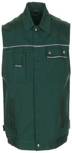 PLANAM-Workwear, Arbeitsweste, Weste MG Canvas, 320 grün/grün