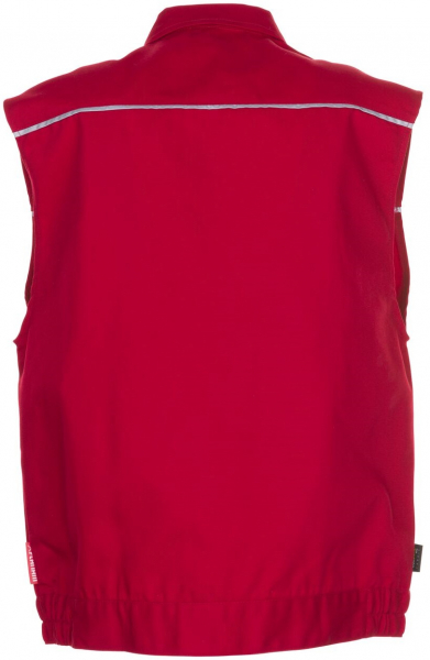 PLANAM-Workwear, Arbeitsweste MG Canvas 320 rot/rot