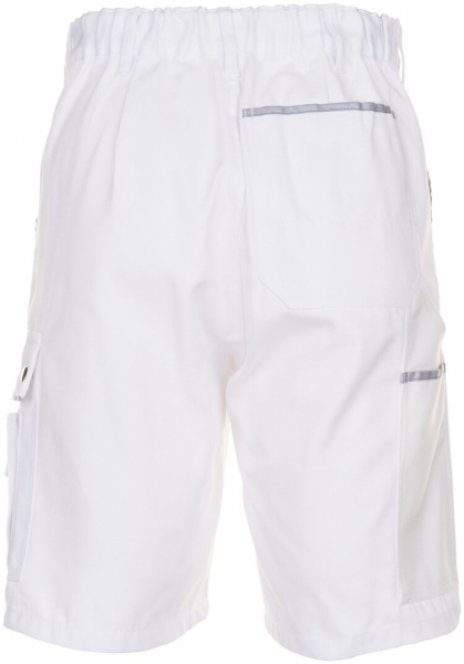 PLANAM-Workwear, Maler-Arbeits-Berufs-Shorts, MG Canvas 320, weiß/weiß