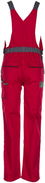 PLANAM-Workwear, Arbeits-Berufs-Latz-Hose, MG Highline rot/schiefer/schwarz
