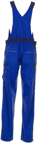 PLANAM-Workwear, Damen-Latzhose, Highline, 285 g/m², kornblau/marine/zink