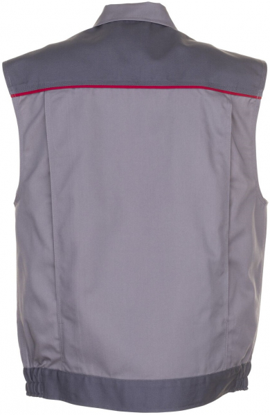 PLANAM-Workwear, Arbeitsweste, Weste MG Highline, zink/schiefer/rot
