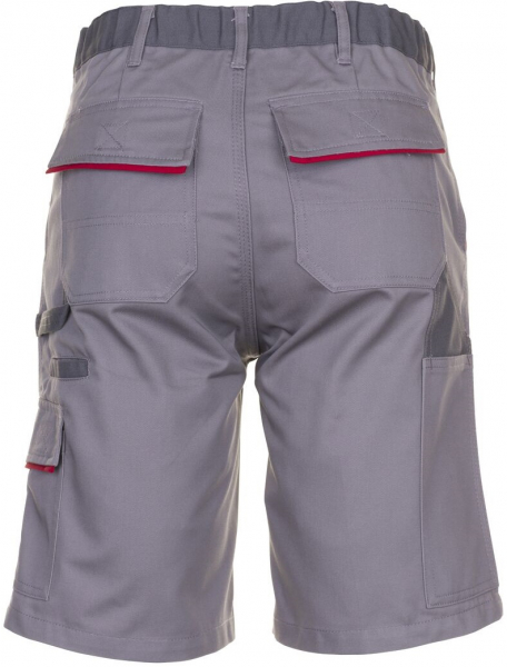 PLANAM-Workwear, Arbeits-Berufs-Shorts, MG Highline, zink/schiefer/rot