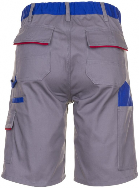 PLANAM-Workwear, Arbeits-Berufs-Shorts, MG Highline, zink/kornblau/rot