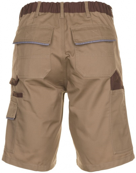 PLANAM-Workwear, Arbeits-Berufs-Shorts, MG Highline, beige/braun/zink