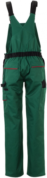 PLANAM-Workwear, Damen-Latzhose, Highline, 285 g/m², grün/schiefer/schwarz