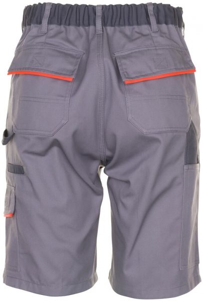 PLANAM-Workwear, Arbeits-Berufs-Shorts, Visline, zink/orange/schiefer