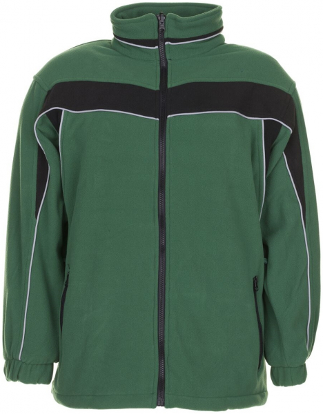 PLANAM-Workwear, Fleece-Jacke Plaline grün/schwarz