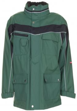 PLANAM-Workwear, Winter-Jacke Plaline grün/schwarz