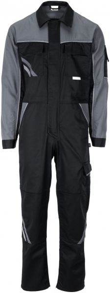 PLANAM-Workwear, Rallyekombi, Highline, 285 g/m², Arbeits-Berufs-Overall, schwarz/schiefer/zink