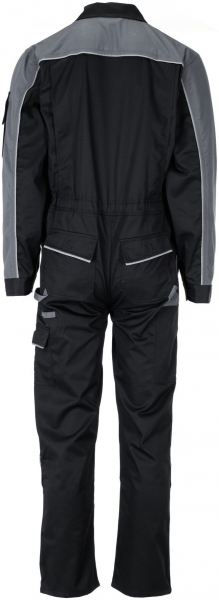 PLANAM-Workwear, Rallyekombi, Highline, 285 g/m², Arbeits-Berufs-Overall, schwarz/schiefer/zink