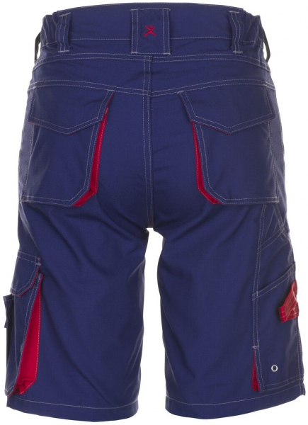PLANAM-Workwear, Arbeits-Berufs-Shorts, Basalt, 260 g/m², marine/rot