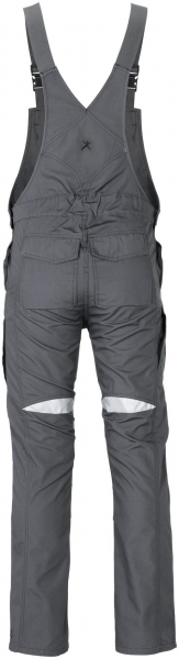 PLANAM-Workwear, Latzhose, Duraline, 270 g/m², grau/schwarz