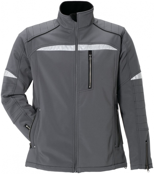 PLANAM-Workwear, Softshelljacke, Duraline, 270 g/m², grau/schwarz