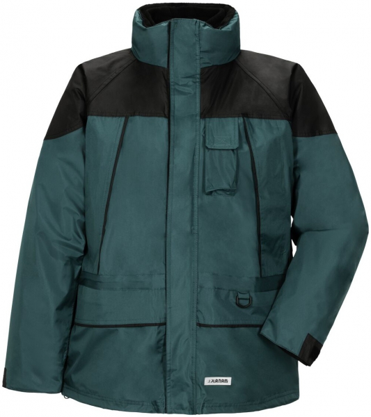 PLANAM-Workwear, Winter-Jacke Twister grün/schwarz