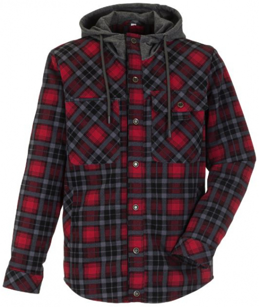 PLANAM-Thermohemd Outdoor, rot/schiefer