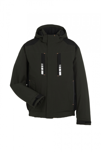 Planam-Outdoor Moto Winterjacke oliv/schwarz
