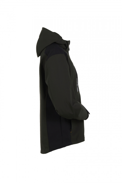 Planam-Outdoor Moto Softshelljacke oliv/schwarz