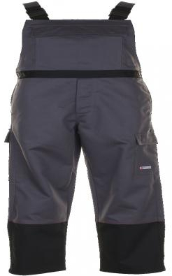 PLANAM-Workwear, Arbeits-Berufs-Latz-Hose, Weld Shield grau/schwarz