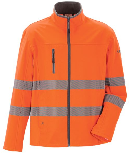 PLANAM-Norit-Warnschutz-Herren Hybridjacke, orange