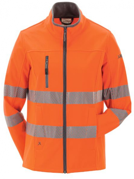 PLANAM-Norit-Warnschutz-Damen Hybridjacke, orange