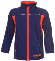 PLANAM-Workwear, Junior Softshell Jacke, marine/orange