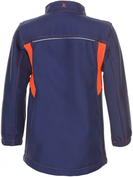 PLANAM-Workwear, Junior Softshell Jacke, marine/orange