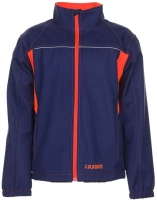 PLANAM-Workwear, Softshell-Jacke, Basalt Neon, marine/orange