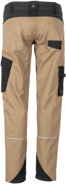 PLANAM-Workwear, Damen-Bundhose, Norit, 245 g/m², sand/schwarz