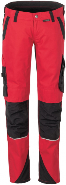 PLANAM-Workwear, Damen-Bundhose, Norit, 245 g/m², rot/schwarz