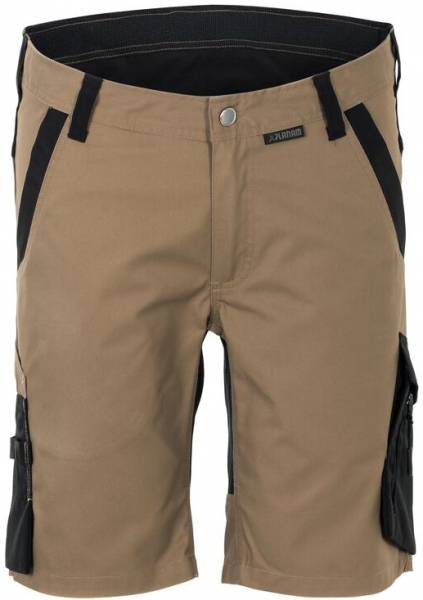PLANAM-Workwear, Herren-Shorts, Norit, 245 g/m², sand/schwarz
